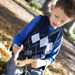 And of course I had to take my little guy to that awesome foliage!