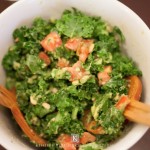 Chopped Kale Salad with Avocado & Tomato in a Lemon Vinaigrette, and Gwyneth Paltrow’s It’s All Good Roasted Cauliflower and Chick Peas